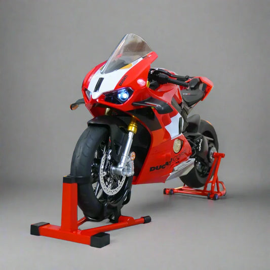 ducati corse v4r 1 6 scale diecast bike replica with opening fairings pull back motor display shelf gift for ducati fans