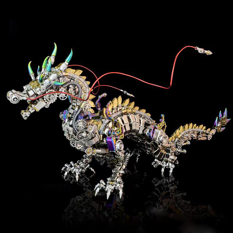 Puzzloria™ | Imperial Dragon Master - 3D Metal Mechanical Dragon DIY Assembly Model Kit - Puzzloria