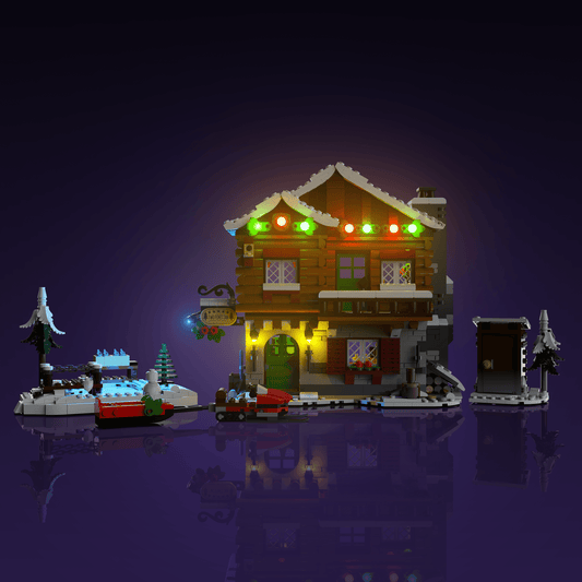 Puzzloria™ | Light Kit for LEGO® Alpine Lodge - Puzzloria