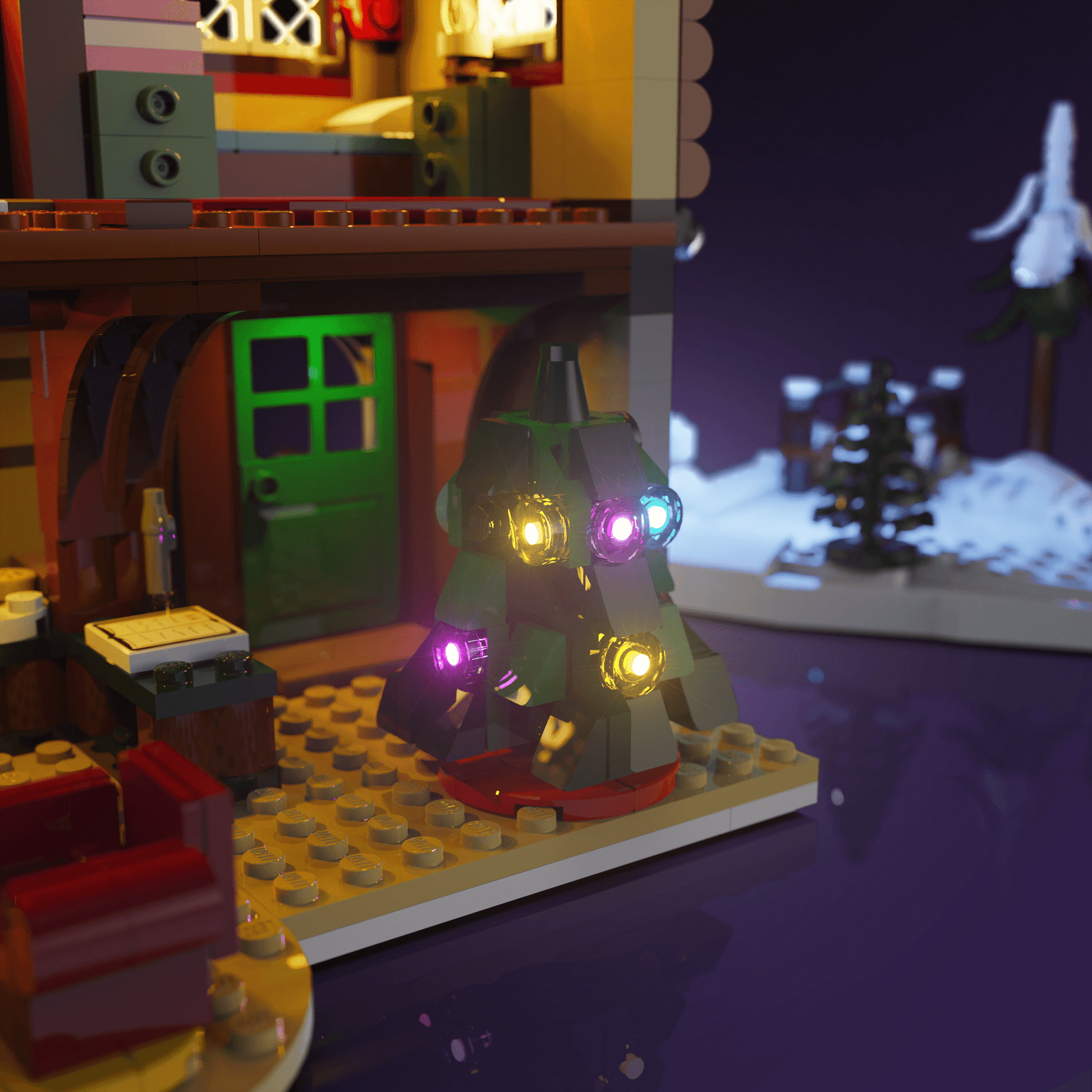 Puzzloria™ | Light Kit for LEGO® Alpine Lodge - Puzzloria