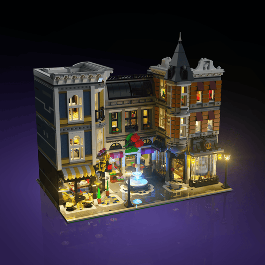 Puzzloria™ | Light Kit for LEGO® Assembly Square - Puzzloria