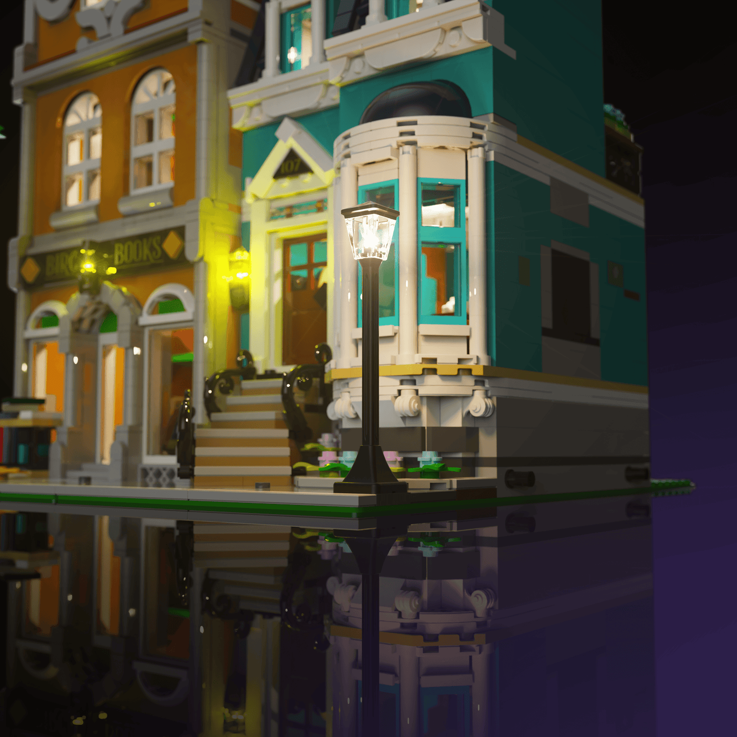 Puzzloria™ | Light Kit for LEGO® Bookshop - Puzzloria