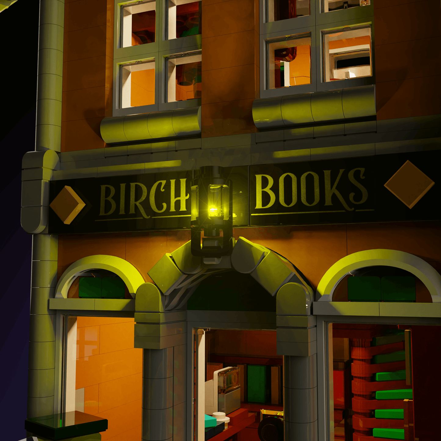 Puzzloria™ | Light Kit for LEGO® Bookshop - Puzzloria