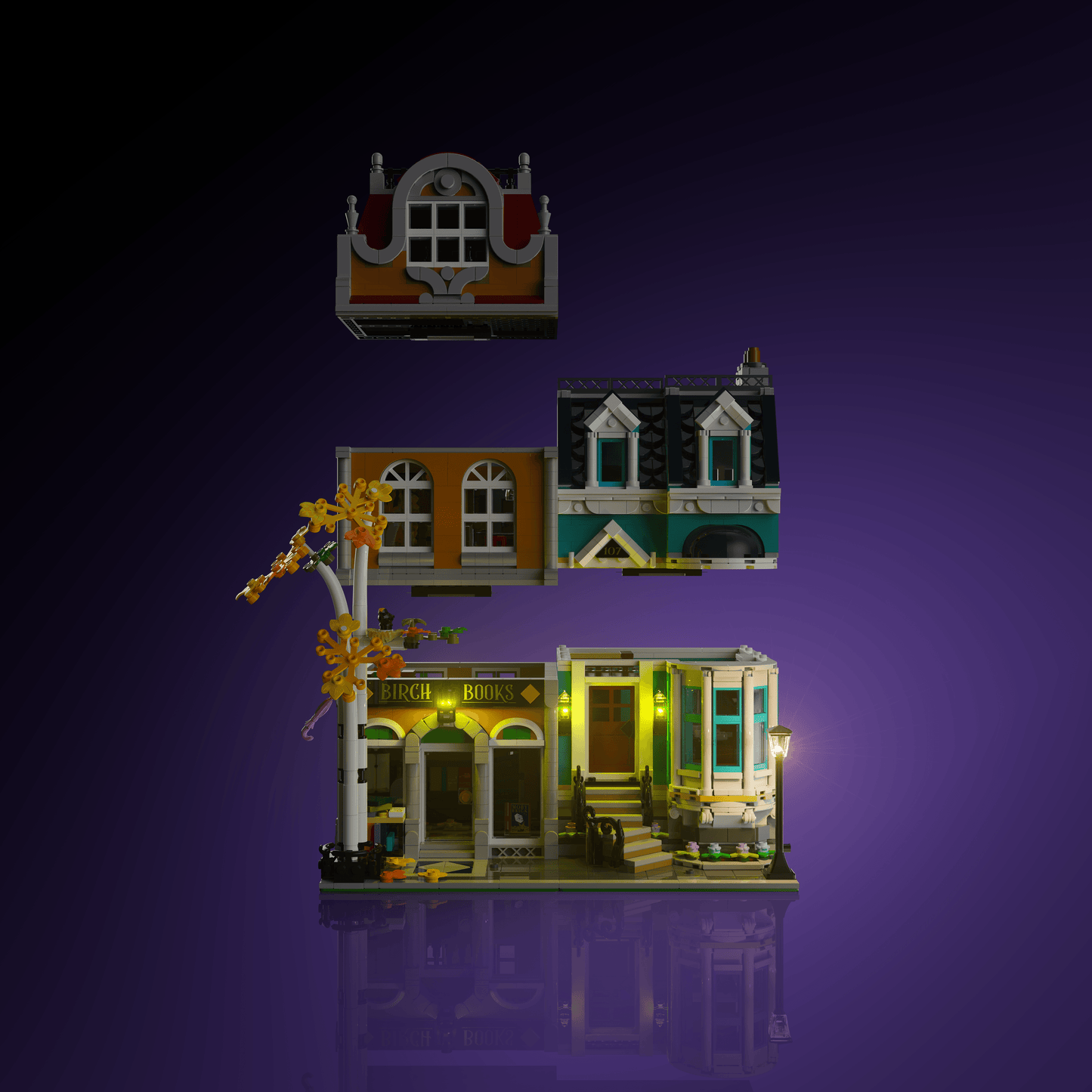 Puzzloria™ | Light Kit for LEGO® Bookshop - Puzzloria