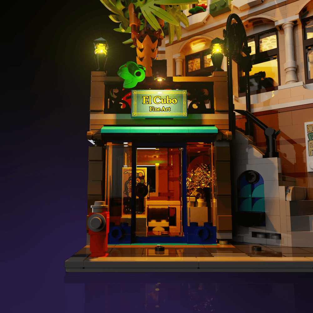 Puzzloria™ | Light Kit for LEGO® Boutique Hotel - Puzzloria