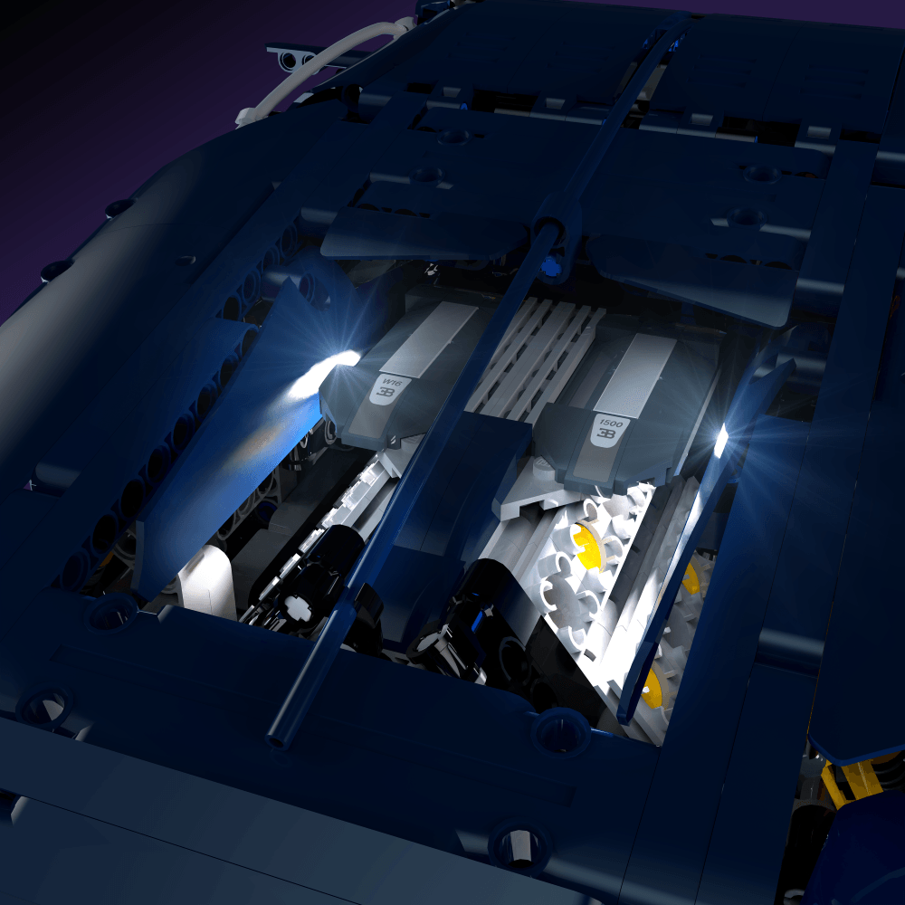Puzzloria™ | Light Kit for LEGO® Bugatti Chiron - Puzzloria