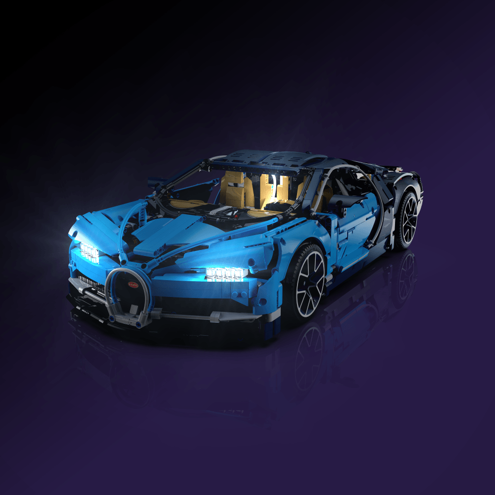 Puzzloria™ | Light Kit for LEGO® Bugatti Chiron - Puzzloria