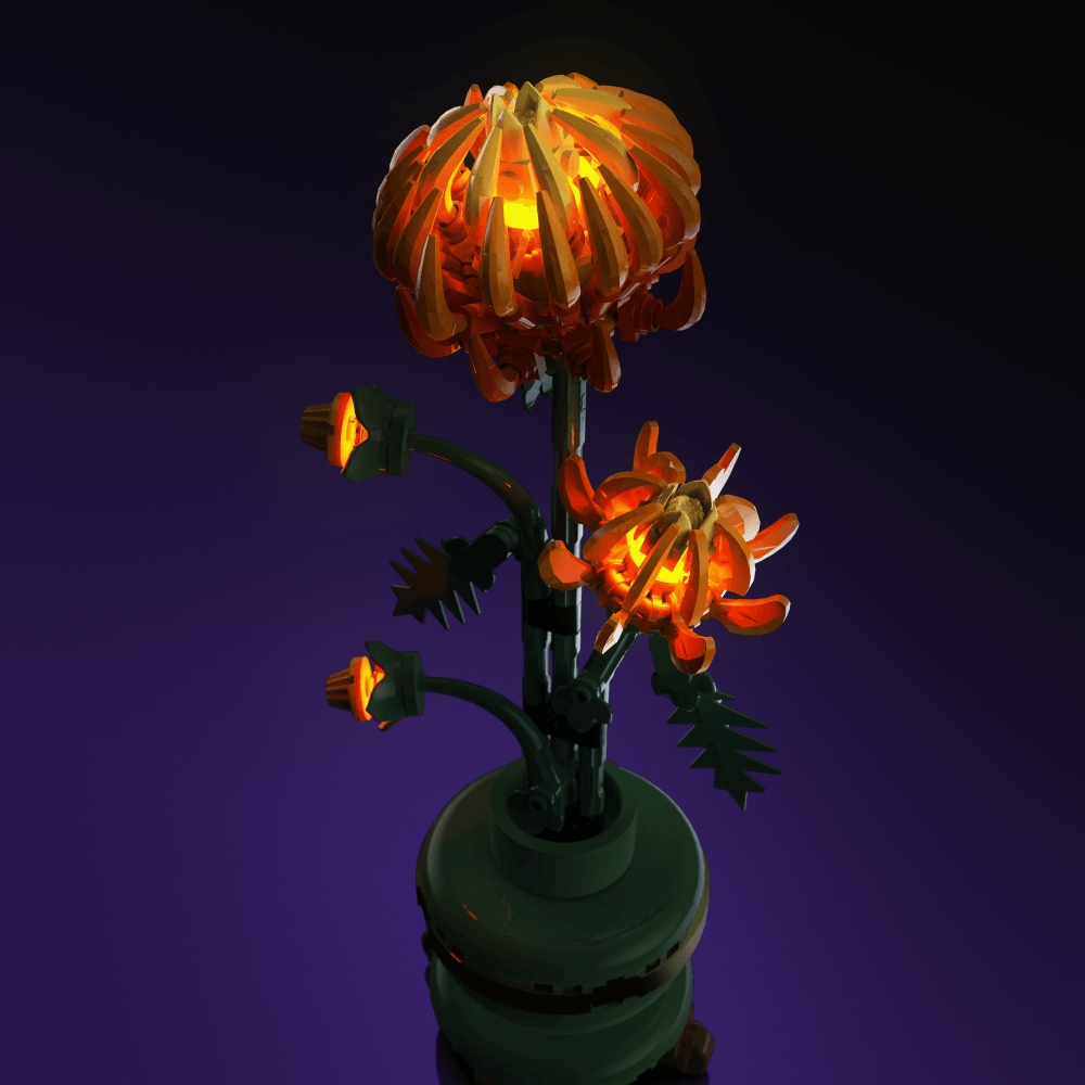 Puzzloria™ | Light Kit for LEGO® Chrysanthemum - Puzzloria