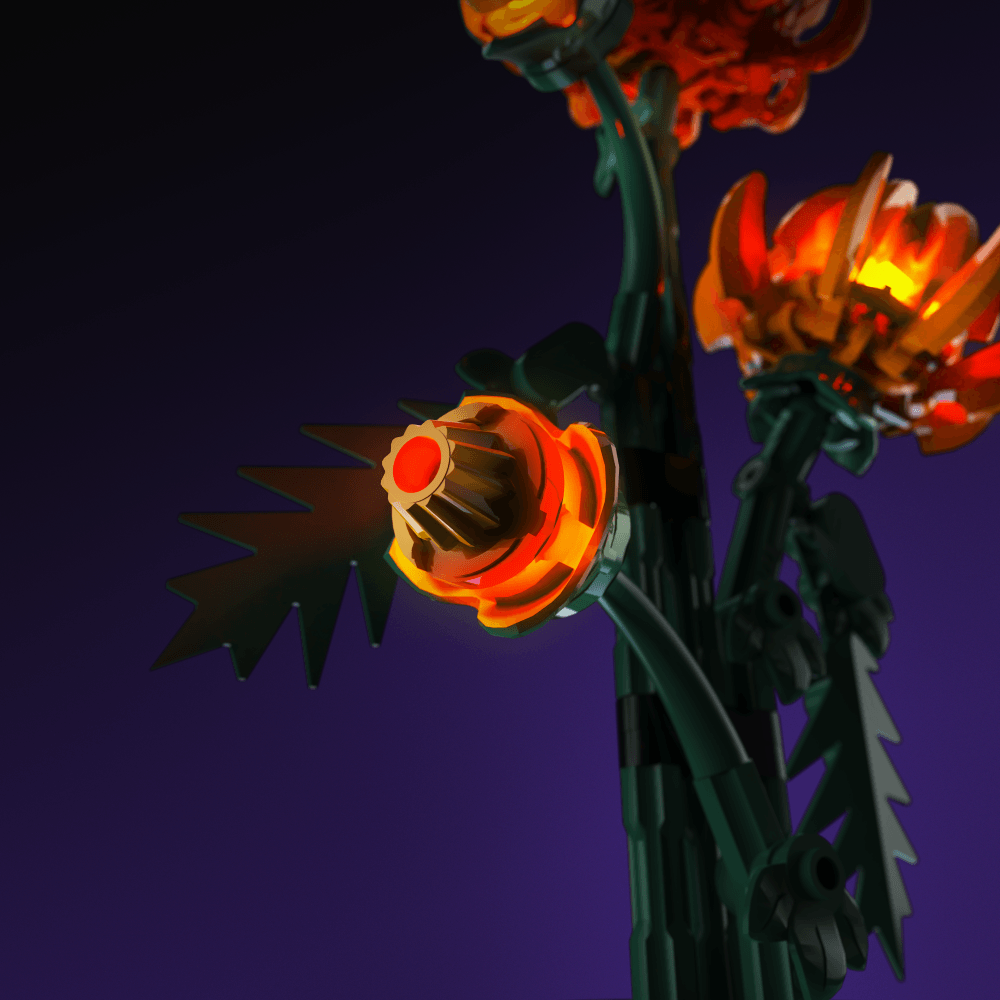 Puzzloria™ | Light Kit for LEGO® Chrysanthemum - Puzzloria