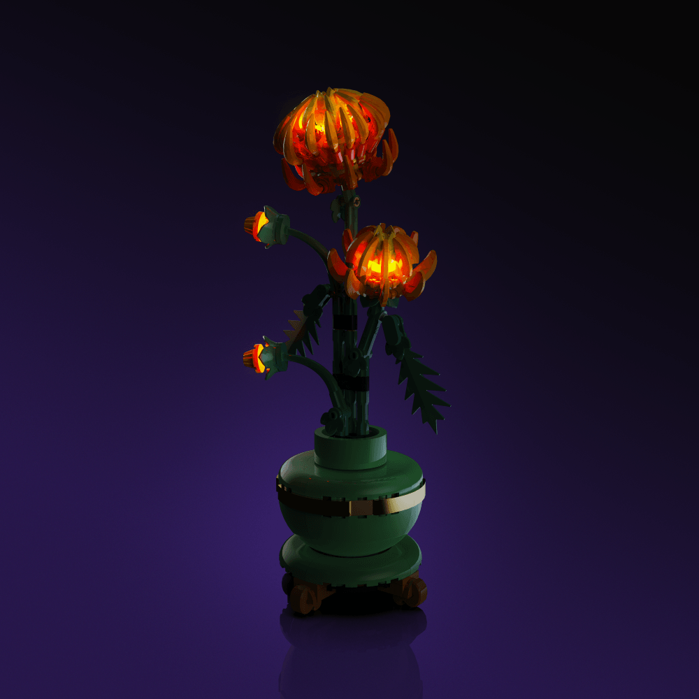 Puzzloria™ | Light Kit for LEGO® Chrysanthemum - Puzzloria