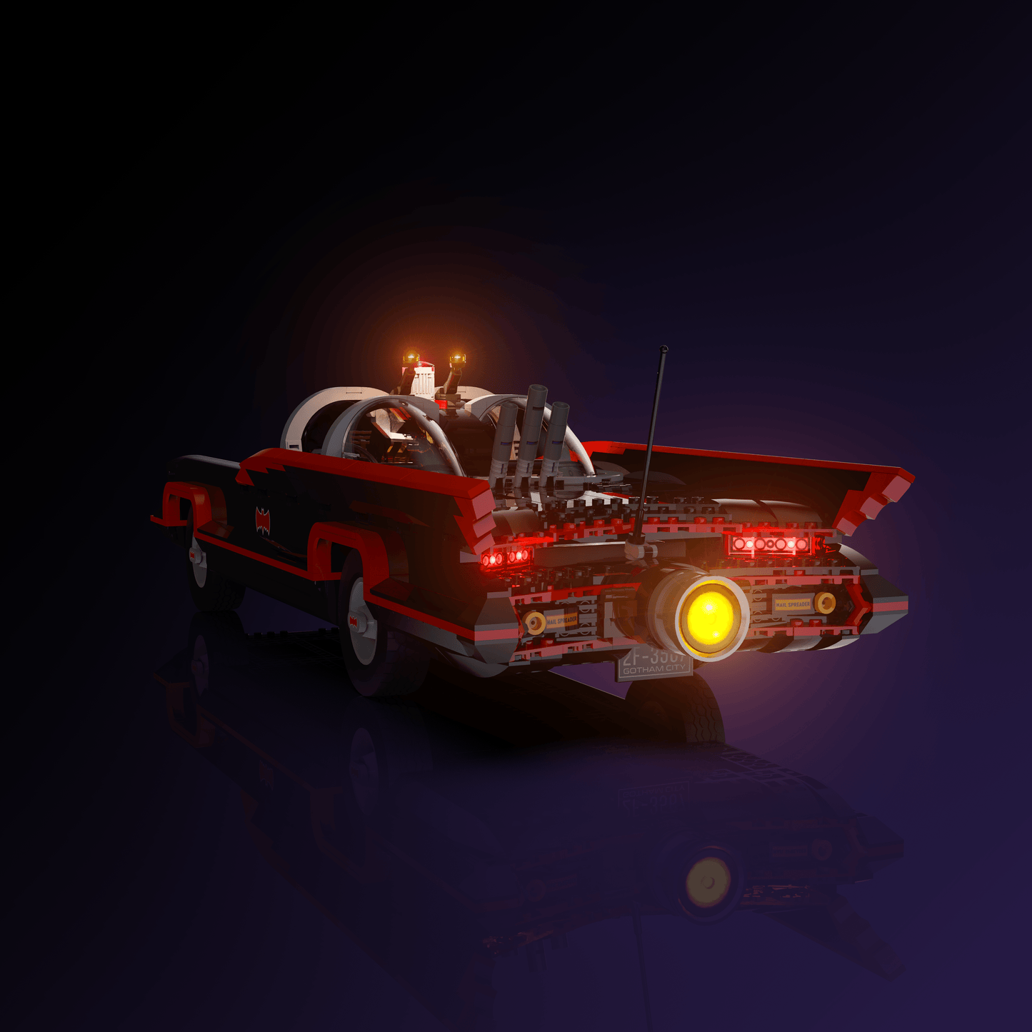 Puzzloria™ | Light Kit for LEGO® DC: Batman The Classic TV Series Batmobile - Puzzloria
