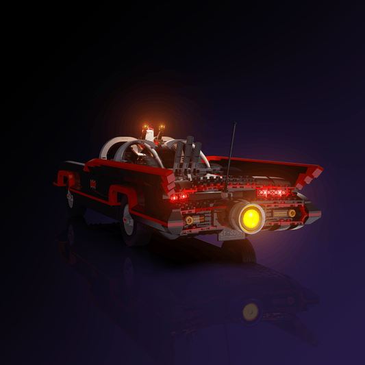 Puzzloria™ | Light Kit for LEGO® DC: Batman The Classic TV Series Batmobile - Puzzloria