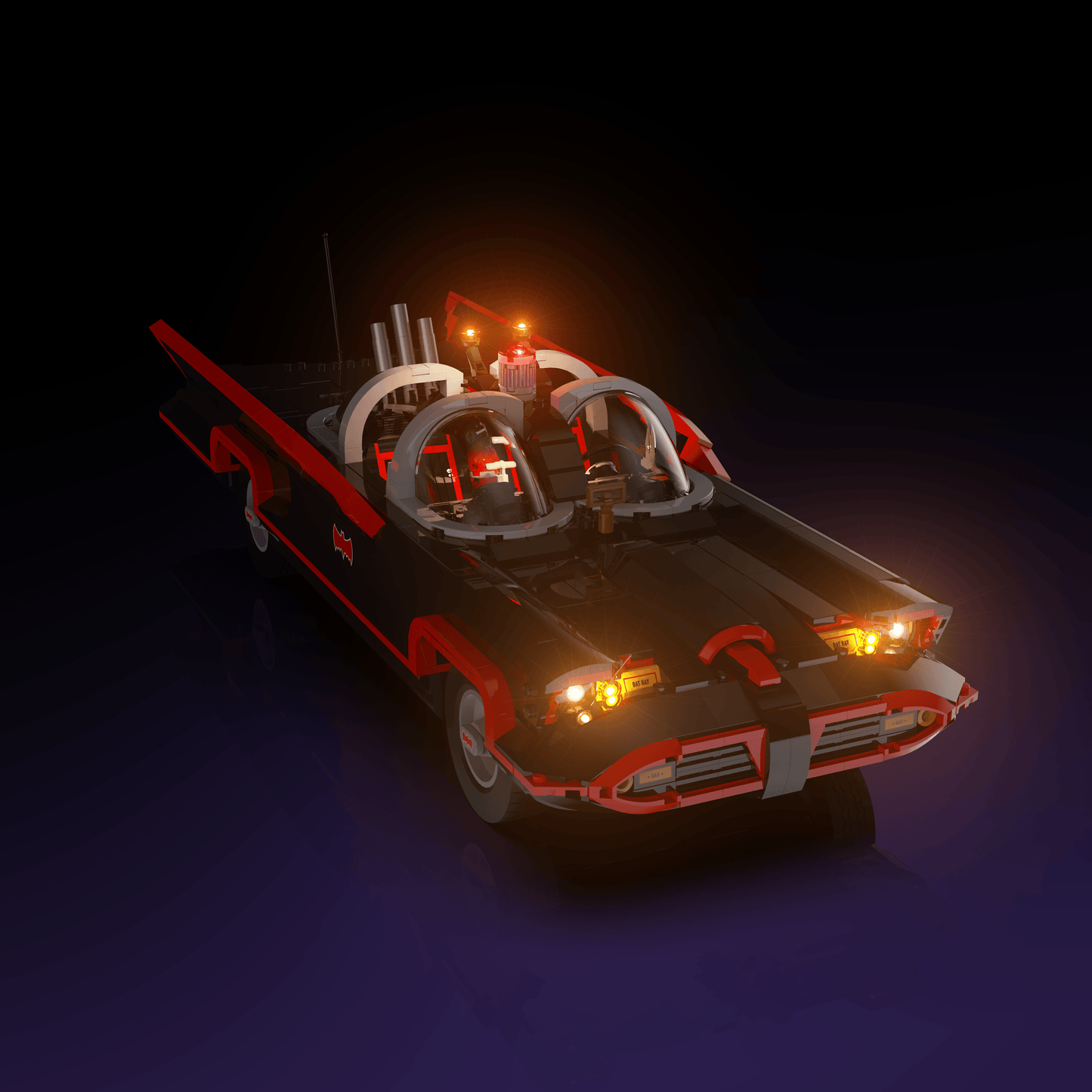 Puzzloria™ | Light Kit for LEGO® DC: Batman The Classic TV Series Batmobile - Puzzloria