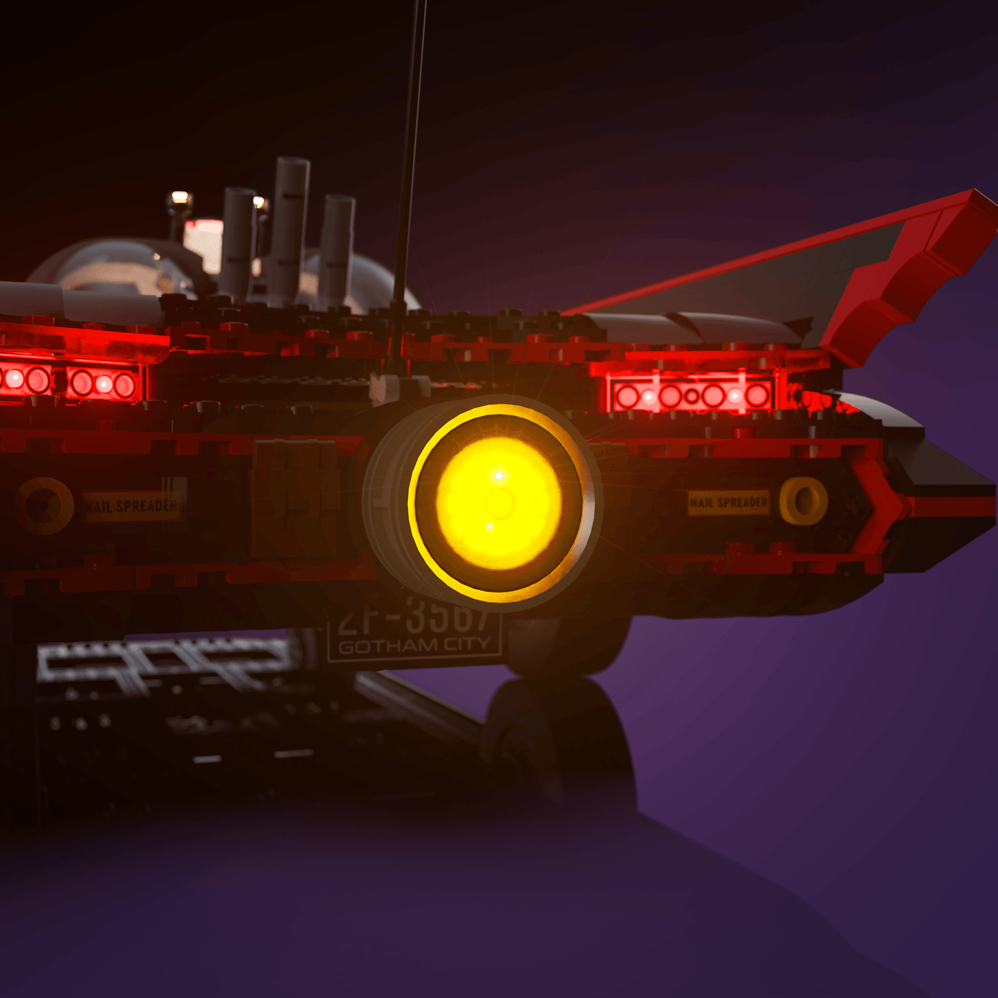 Puzzloria™ | Light Kit for LEGO® DC: Batman The Classic TV Series Batmobile - Puzzloria