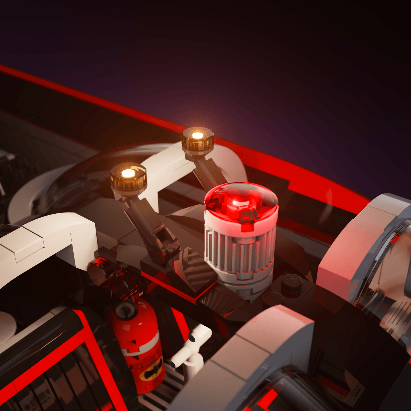 Puzzloria™ | Light Kit for LEGO® DC: Batman The Classic TV Series Batmobile - Puzzloria