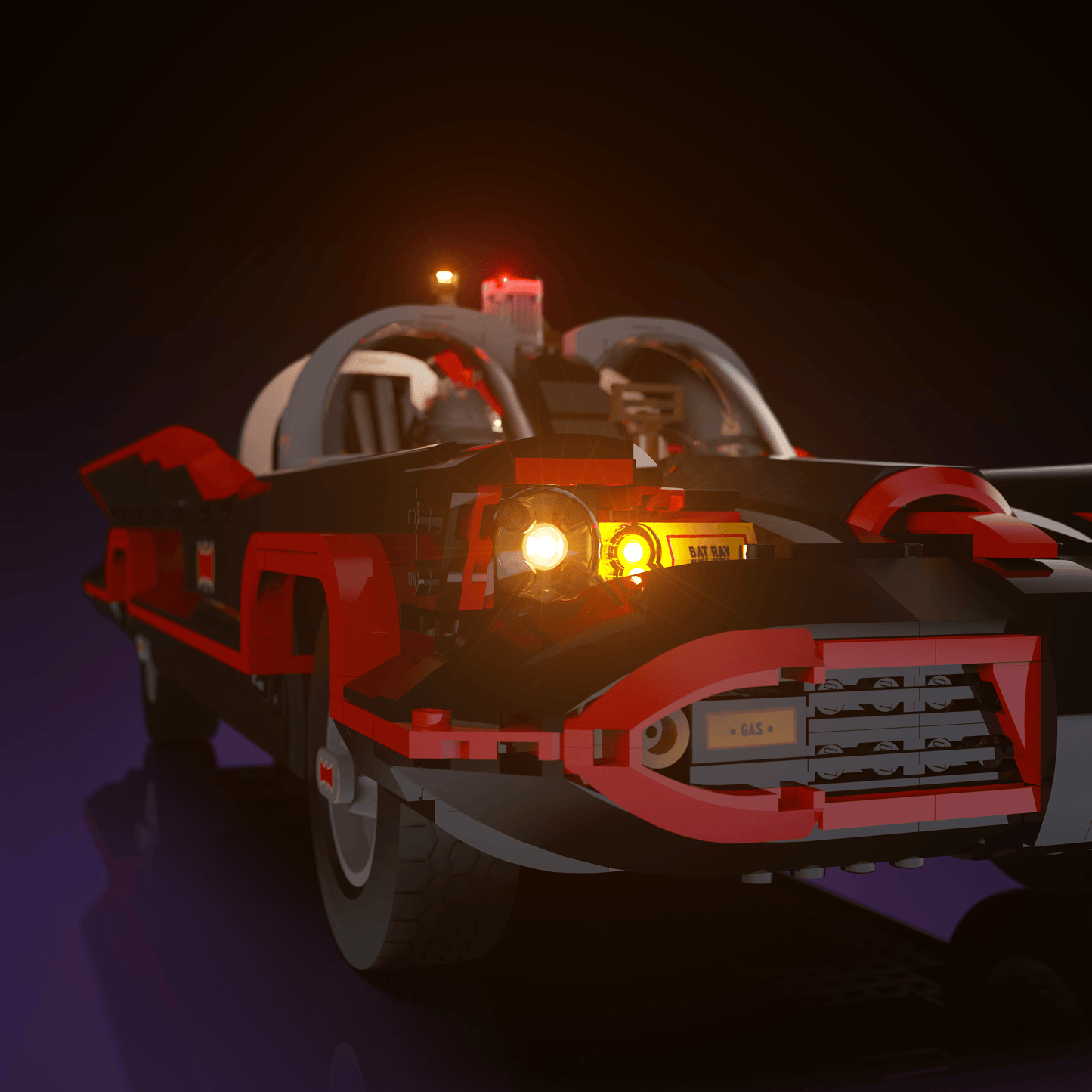 Puzzloria™ | Light Kit for LEGO® DC: Batman The Classic TV Series Batmobile - Puzzloria
