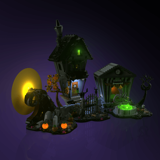 Puzzloria™ | Light Kit for LEGO® Disney Tim Burton's The Nightmare Before Christmas - Puzzloria