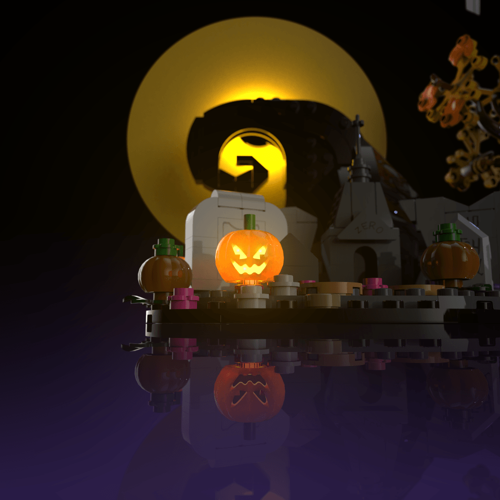 Puzzloria™ | Light Kit for LEGO® Disney Tim Burton's The Nightmare Before Christmas - Puzzloria