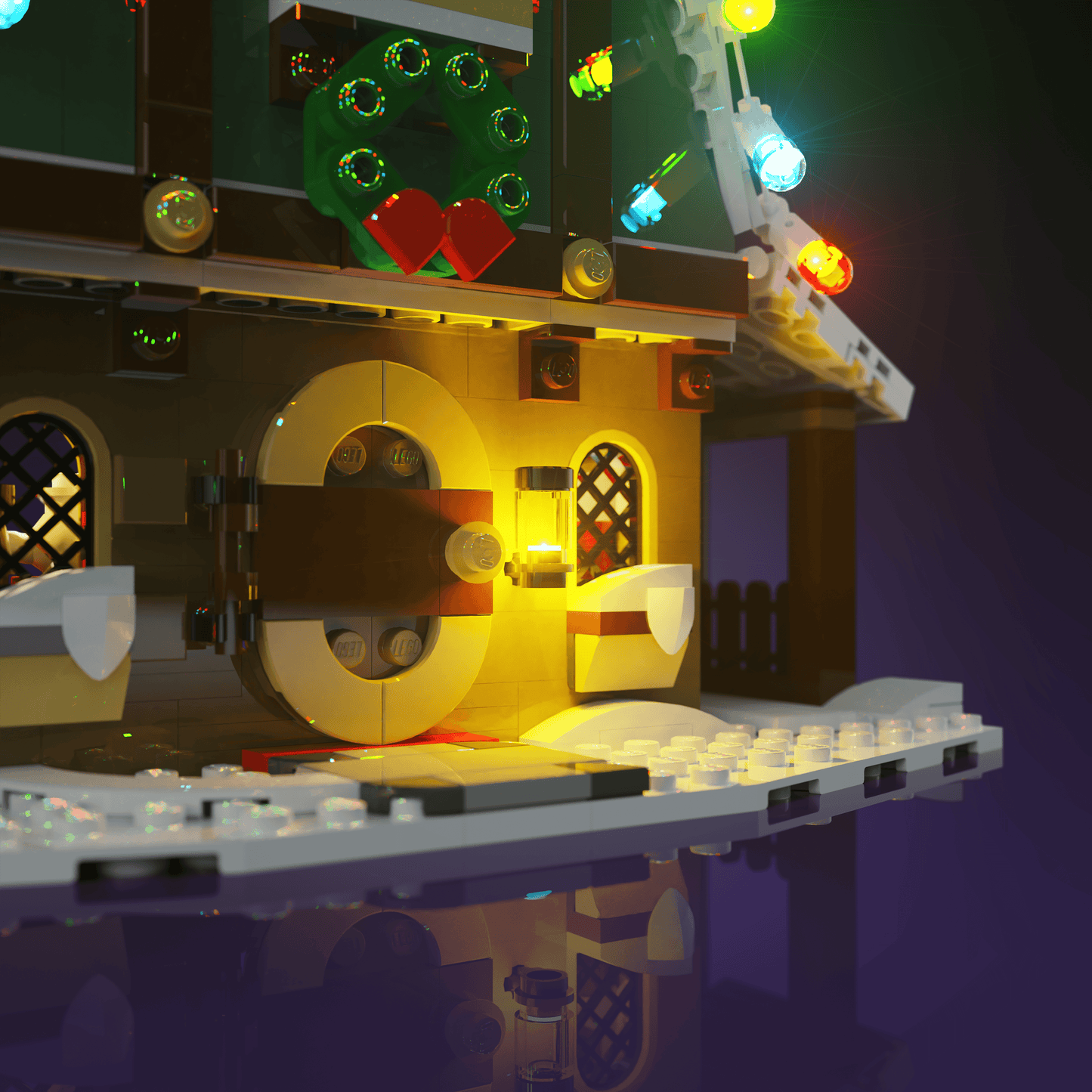 Puzzloria™ | Light Kit for LEGO® Elf Club House - Puzzloria