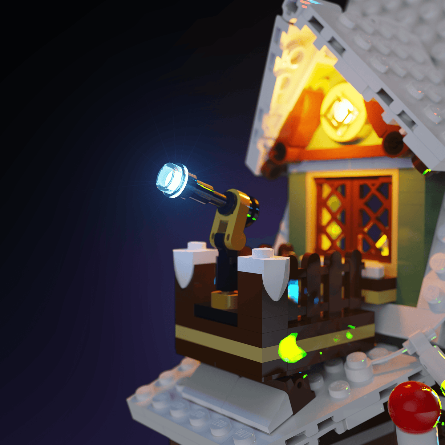Puzzloria™ | Light Kit for LEGO® Elf Club House - Puzzloria