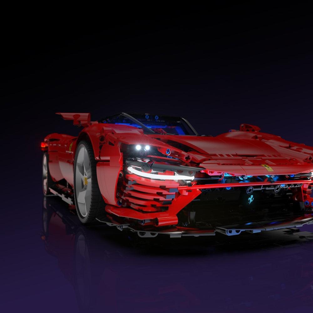 Puzzloria™ | Light Kit for LEGO® Ferrari Daytona SP3 - Puzzloria