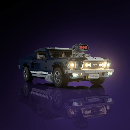 Puzzloria™ | Light Kit for LEGO® Ford Mustang - Puzzloria