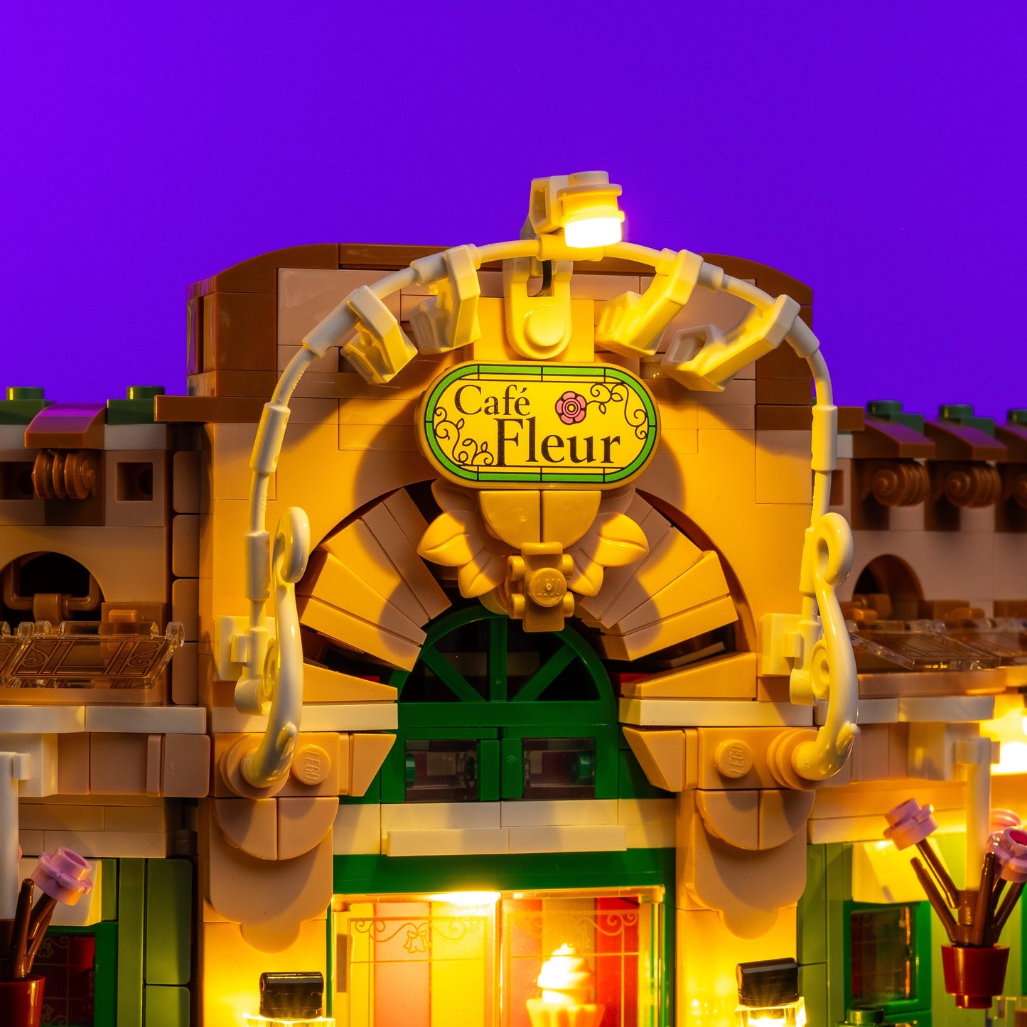Puzzloria™ | Light Kit for LEGO® French Cafe - Puzzloria