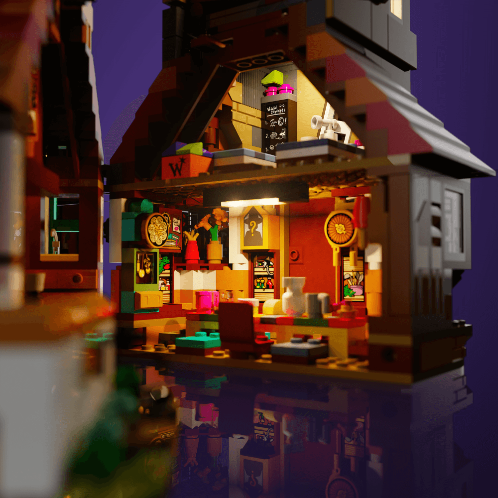 Puzzloria™ | Light Kit for LEGO® Harry Potter The Burrow - Collectors' Edition - Puzzloria