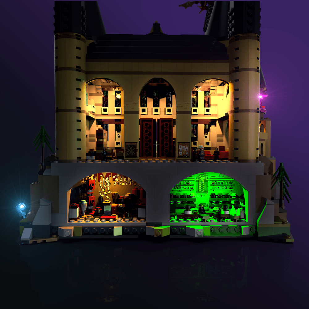 Puzzloria™ | Light Kit for LEGO® Hogwarts Castle - Puzzloria