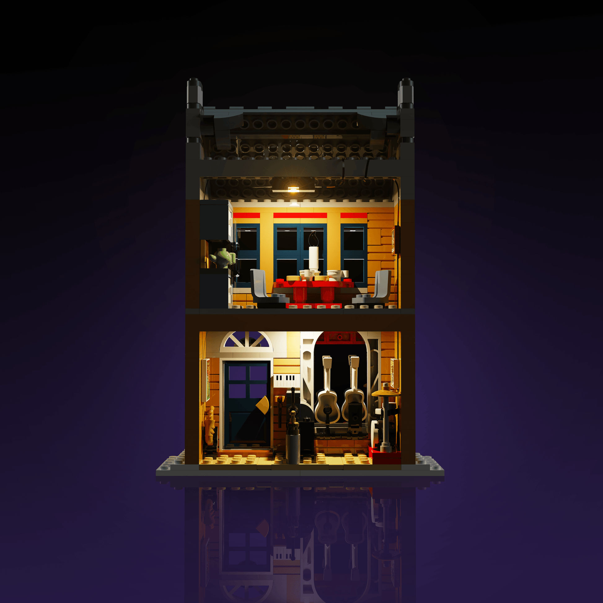 Puzzloria™ | Light Kit for LEGO® Holiday Main Street - Puzzloria