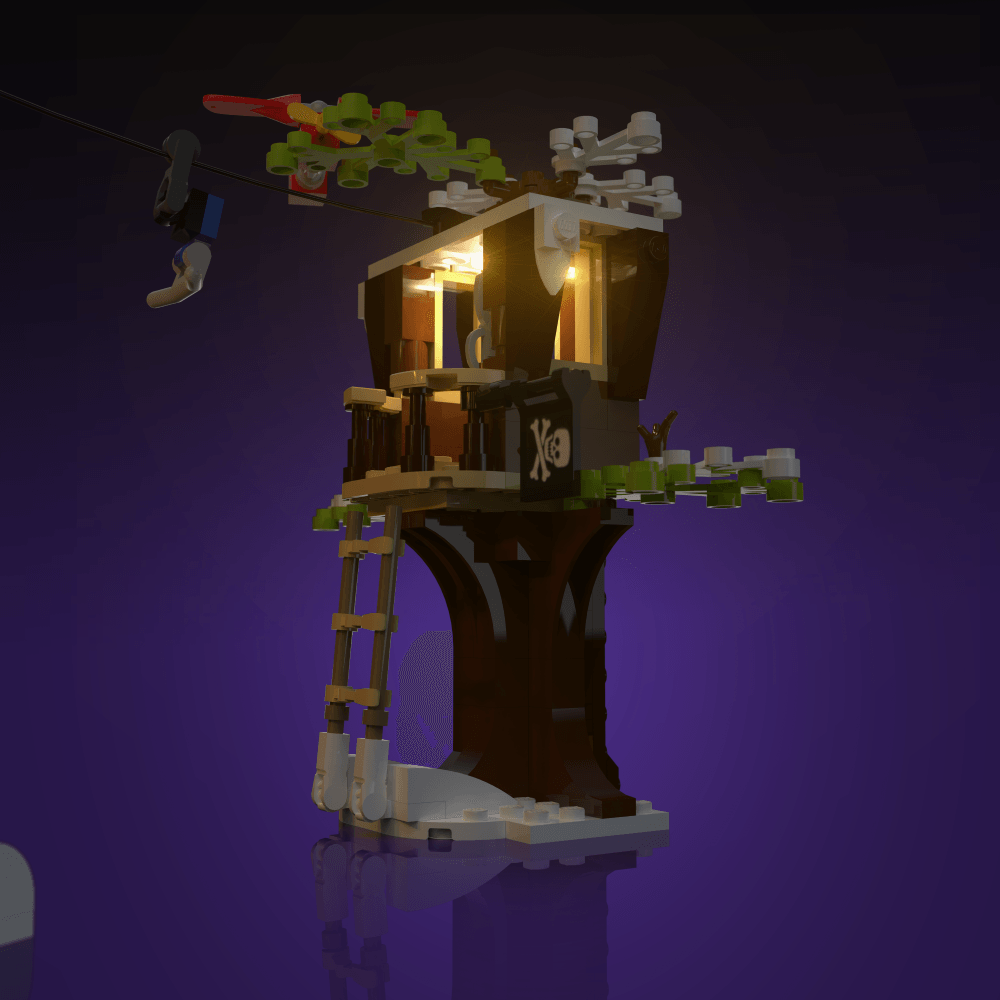 Puzzloria™ | Light Kit for LEGO® Home Alone - Puzzloria