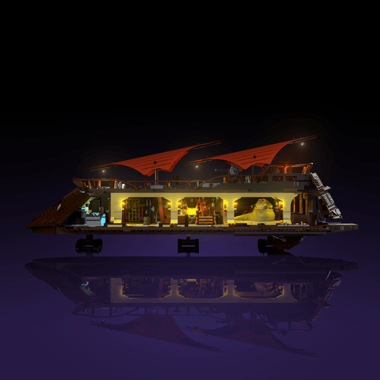 Puzzloria™ | Light Kit for LEGO® Jabba's Sail Barge - Puzzloria
