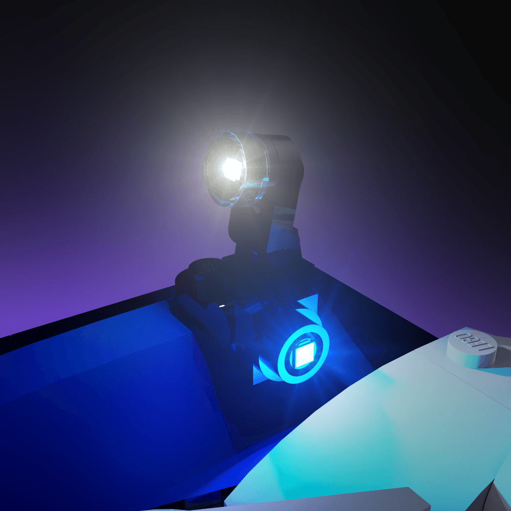 Puzzloria™ | Light Kit for LEGO® Jaws - Puzzloria