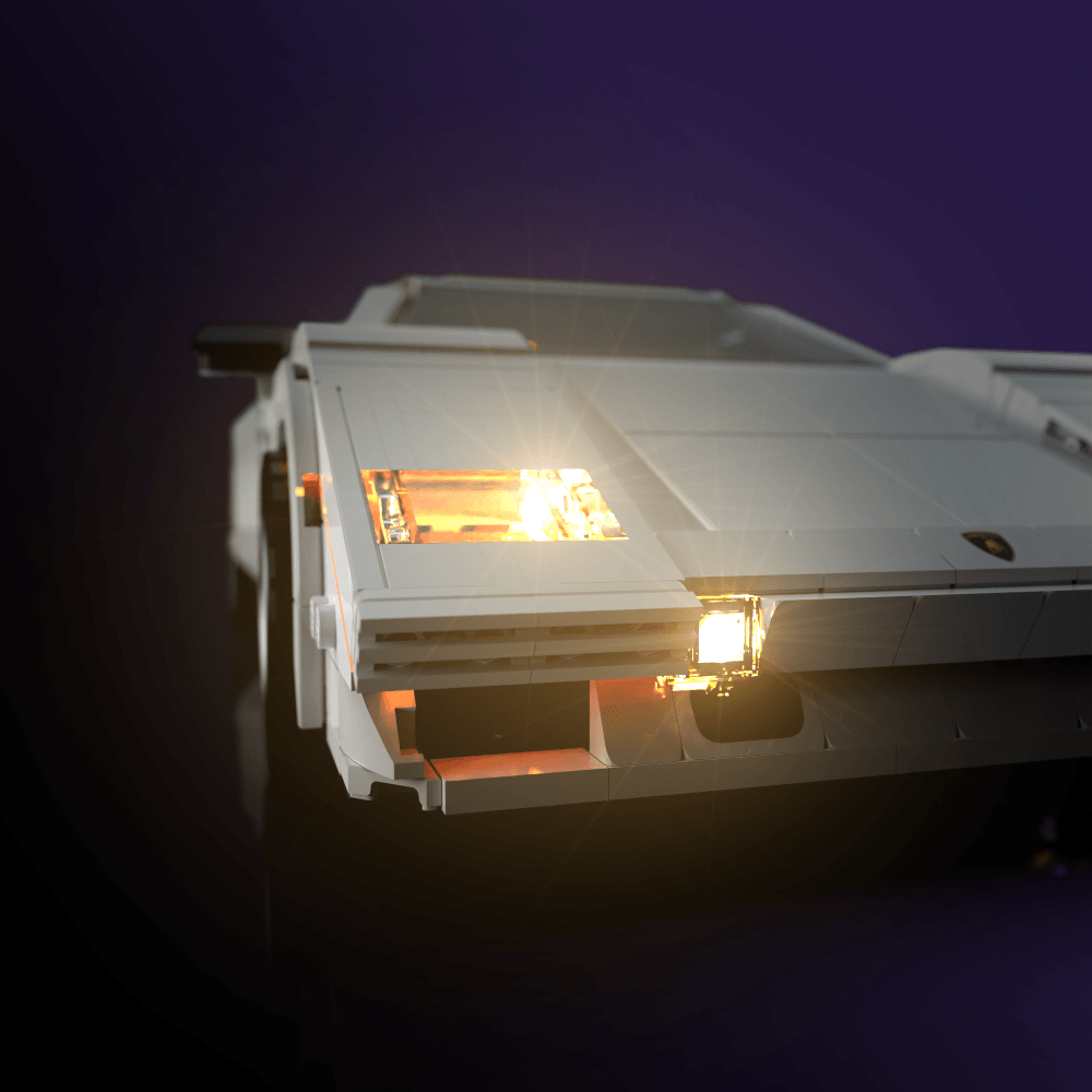Puzzloria™ | Light Kit for LEGO® Lamborghini Countach 5000 Quattrovalvole - Puzzloria