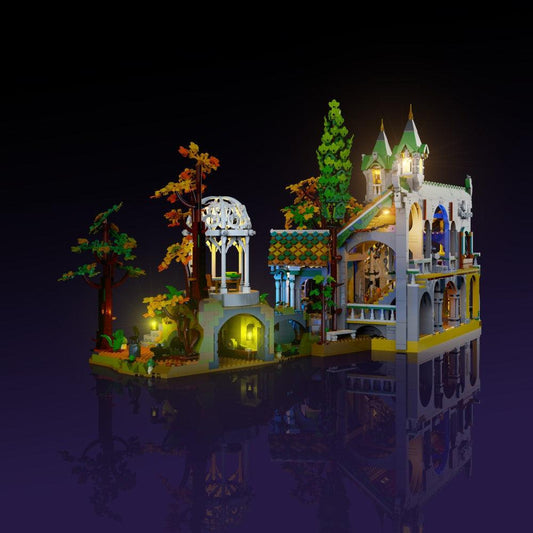 Puzzloria™ | Light Kit for LEGO® Lord of the Rings - Rivendell - Puzzloria