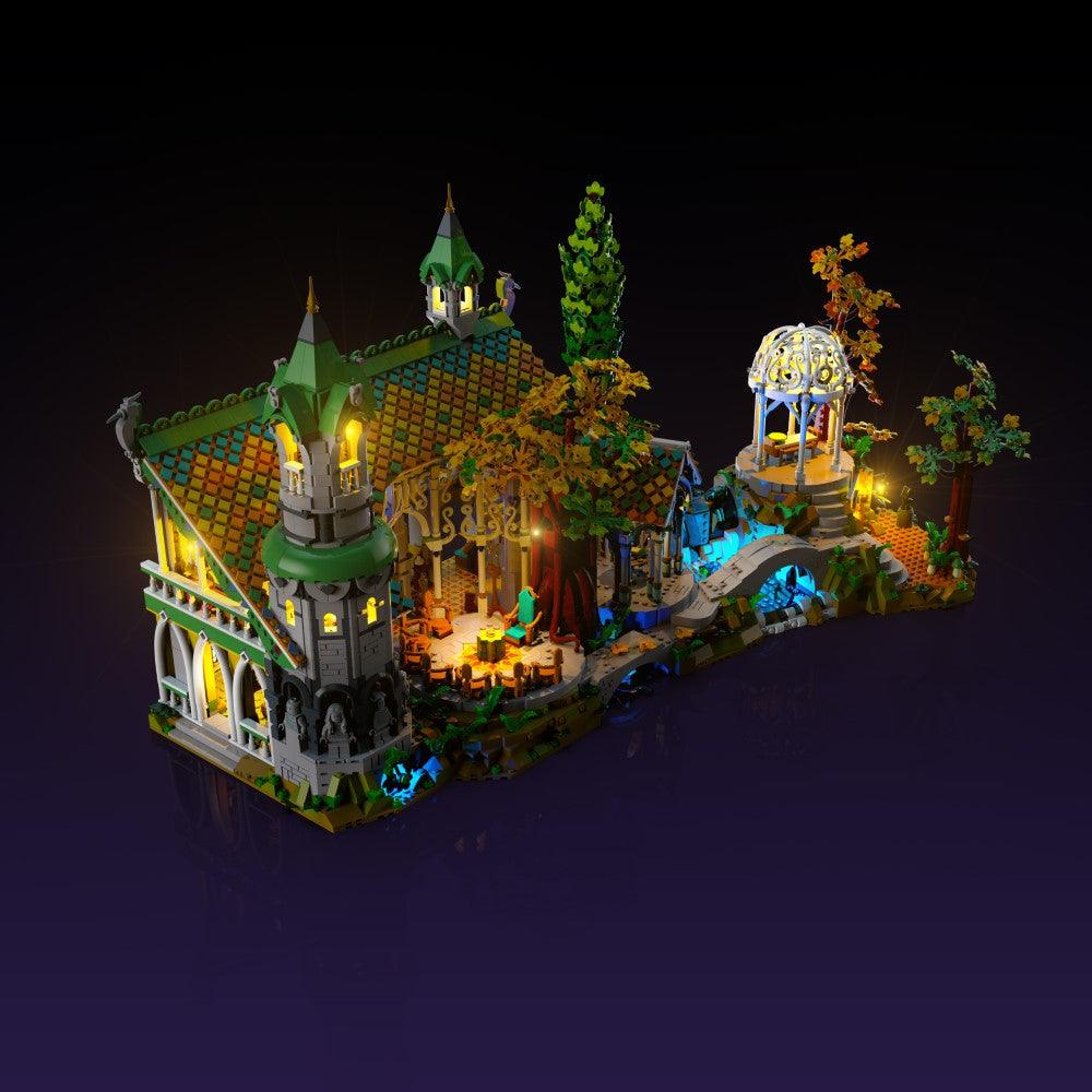 Puzzloria™ | Light Kit for LEGO® Lord of the Rings - Rivendell - Puzzloria