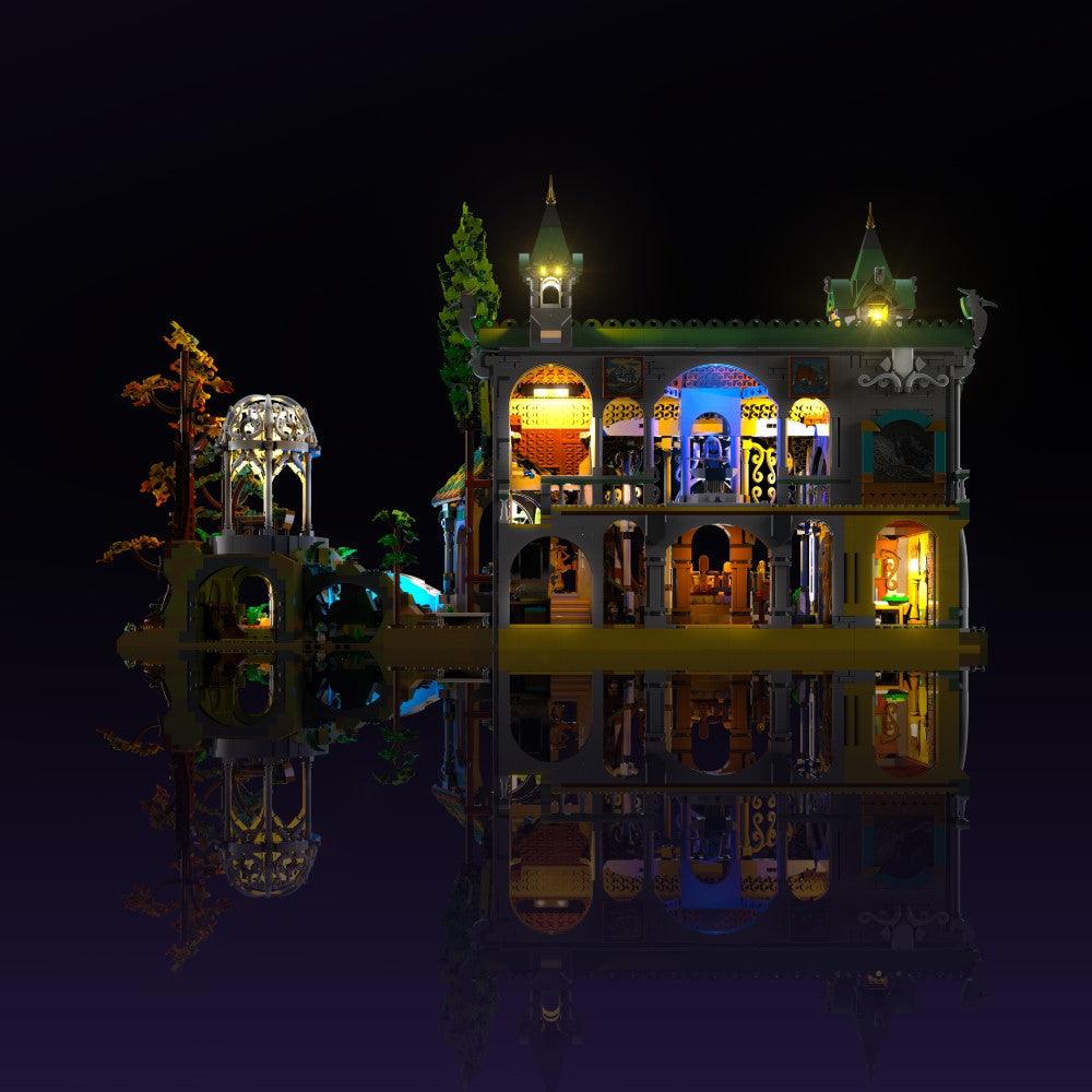 Puzzloria™ | Light Kit for LEGO® Lord of the Rings - Rivendell - Puzzloria