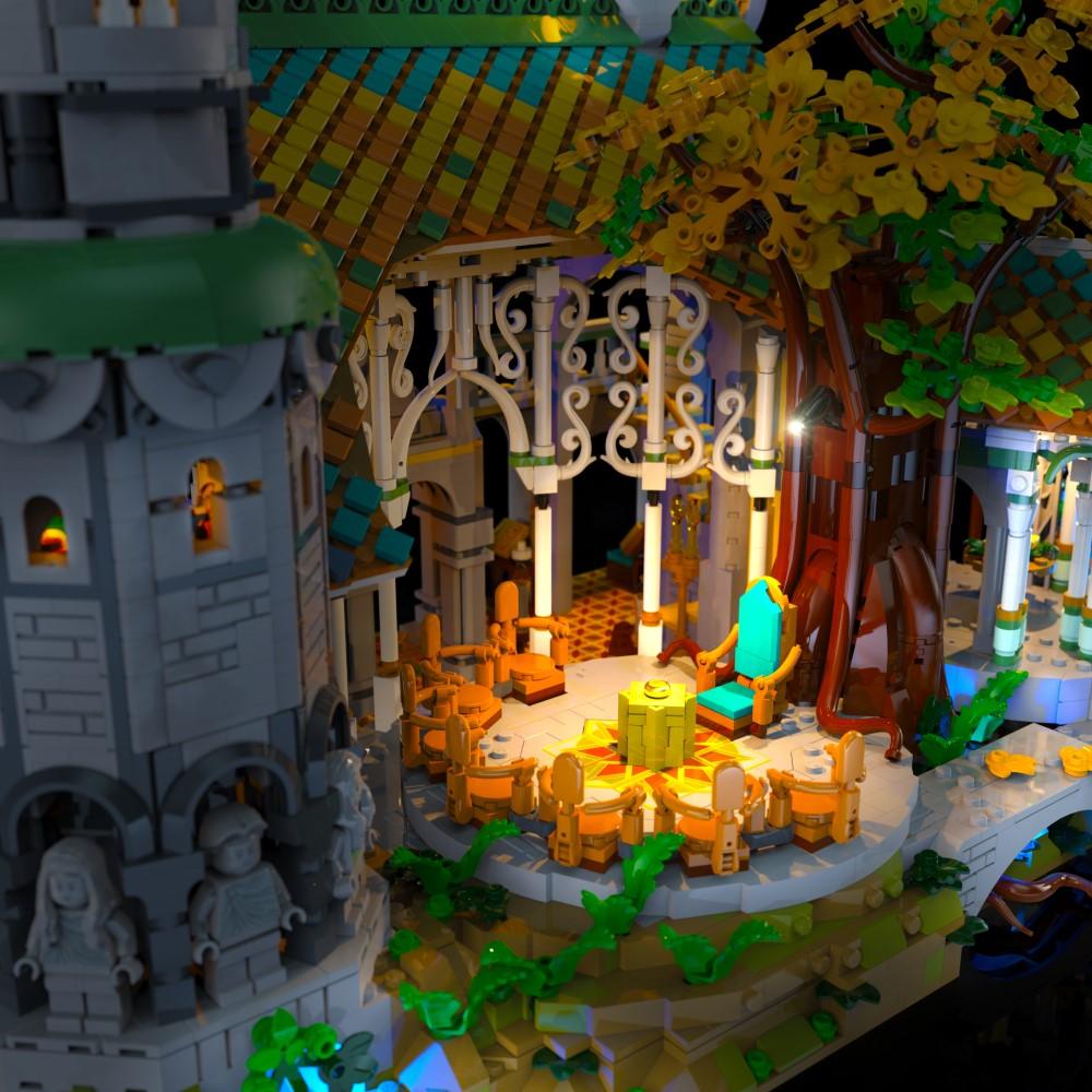 Puzzloria™ | Light Kit for LEGO® Lord of the Rings - Rivendell - Puzzloria