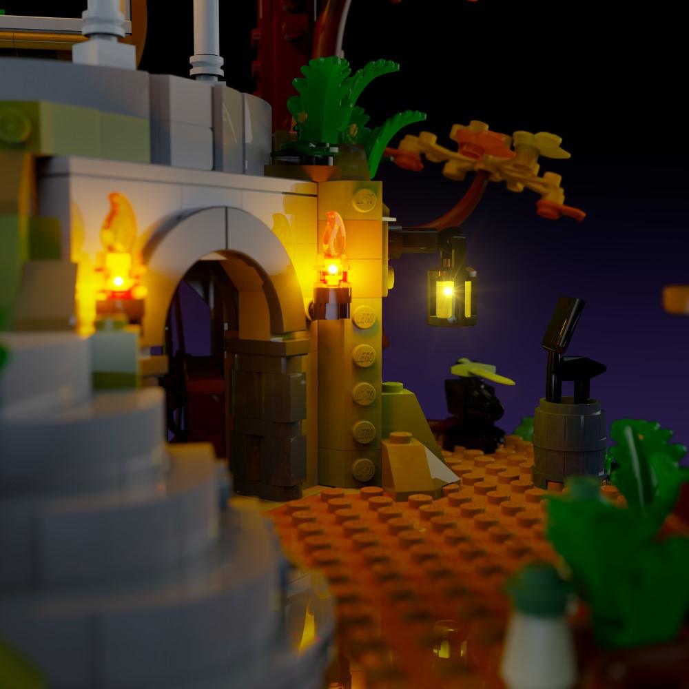 Puzzloria™ | Light Kit for LEGO® Lord of the Rings - Rivendell - Puzzloria