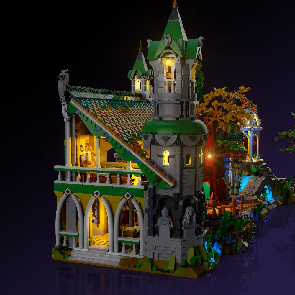 Puzzloria™ | Light Kit for LEGO® Lord of the Rings - Rivendell - Puzzloria