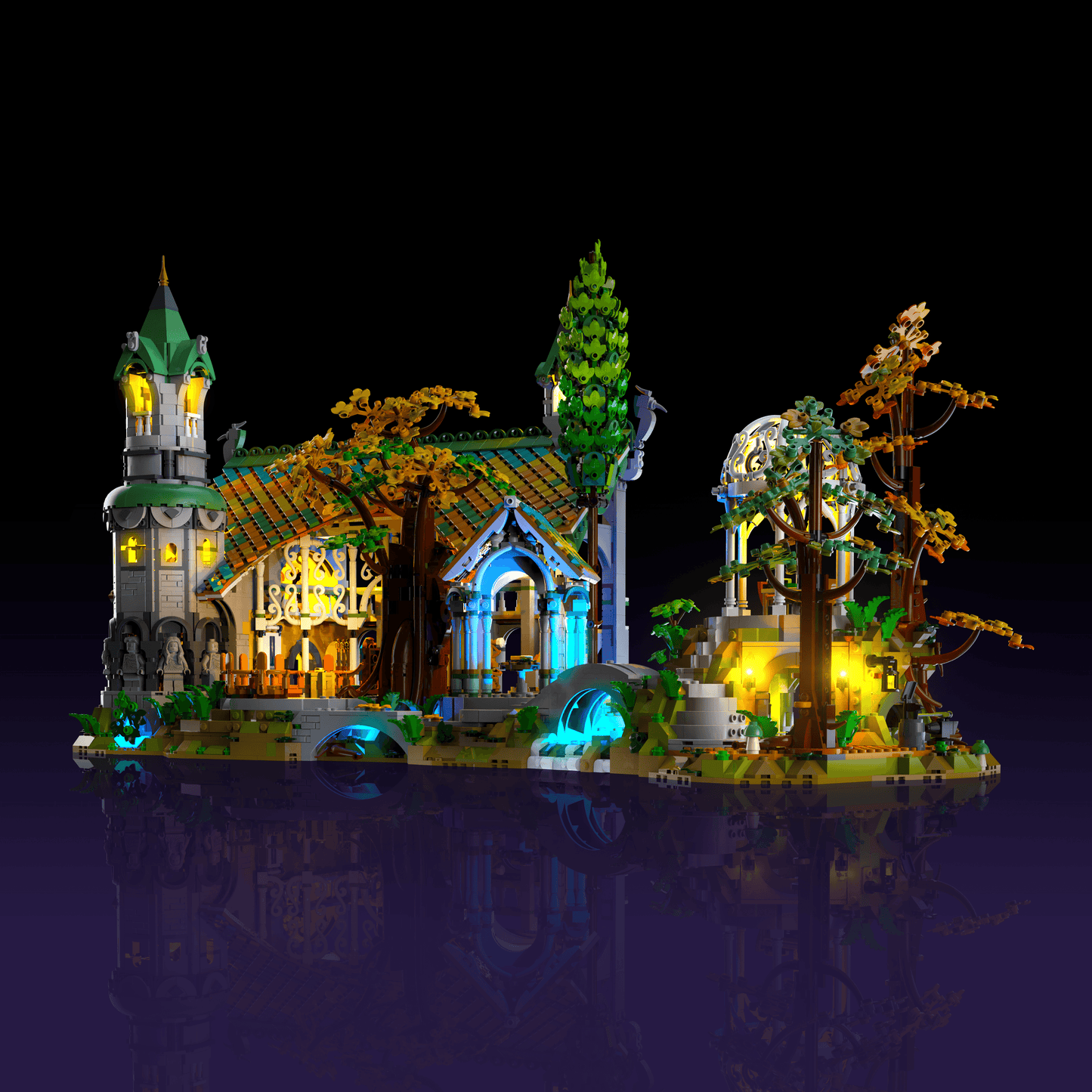 Puzzloria™ | Light Kit for LEGO® Lord of the Rings - Rivendell - Puzzloria