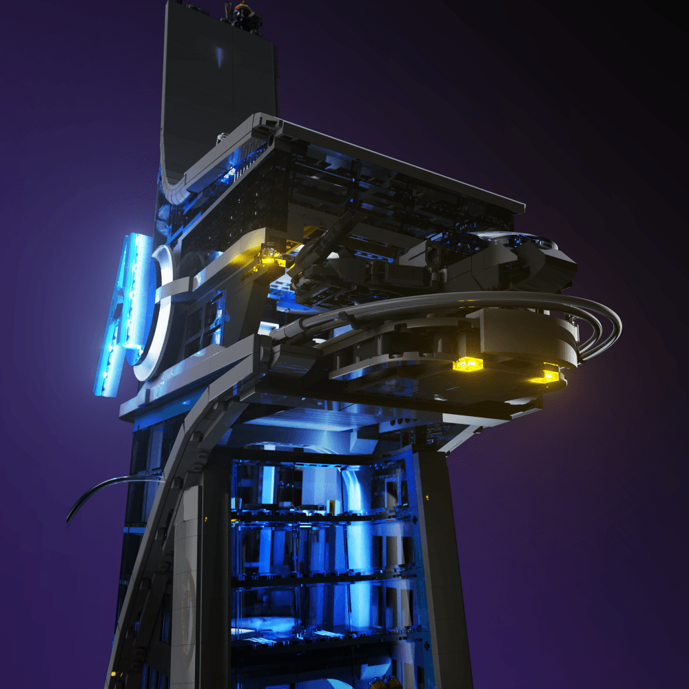 Puzzloria™ | Light Kit for LEGO® Marvel Avengers Tower - Puzzloria