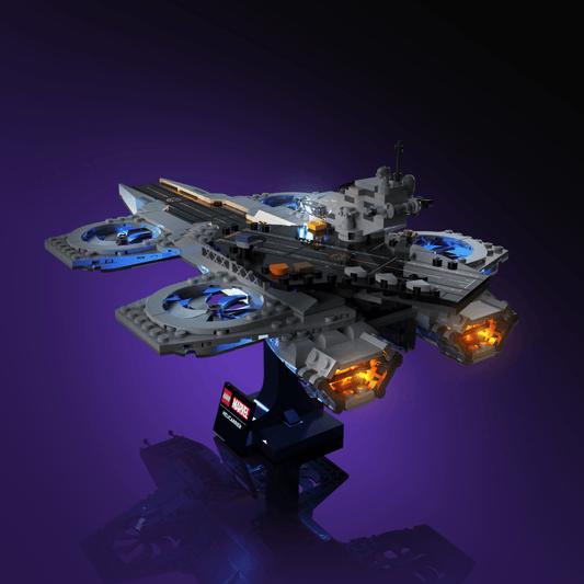 Puzzloria™ | Light Kit for LEGO® Marvel The Avengers Helicarrier - Puzzloria