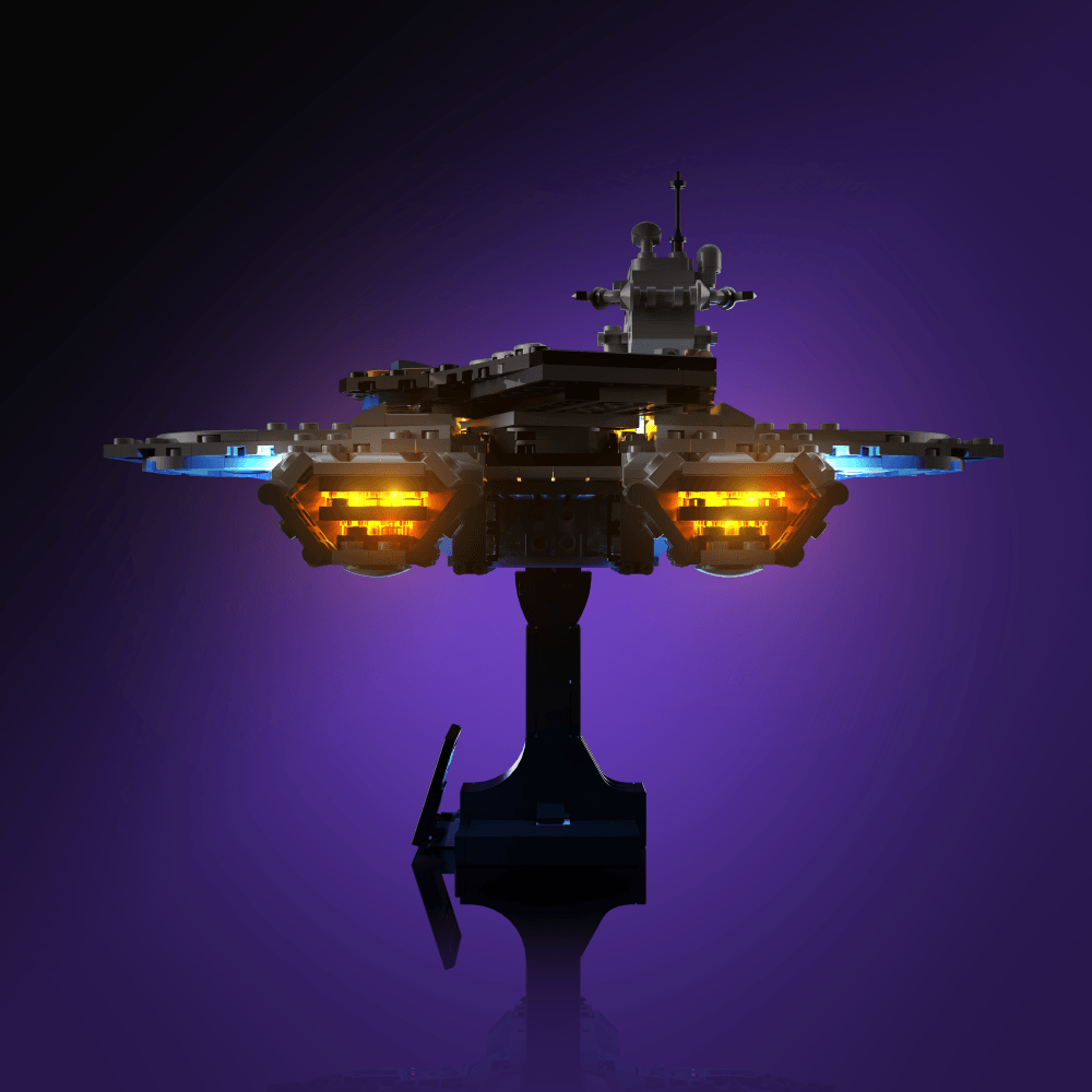 Puzzloria™ | Light Kit for LEGO® Marvel The Avengers Helicarrier - Puzzloria