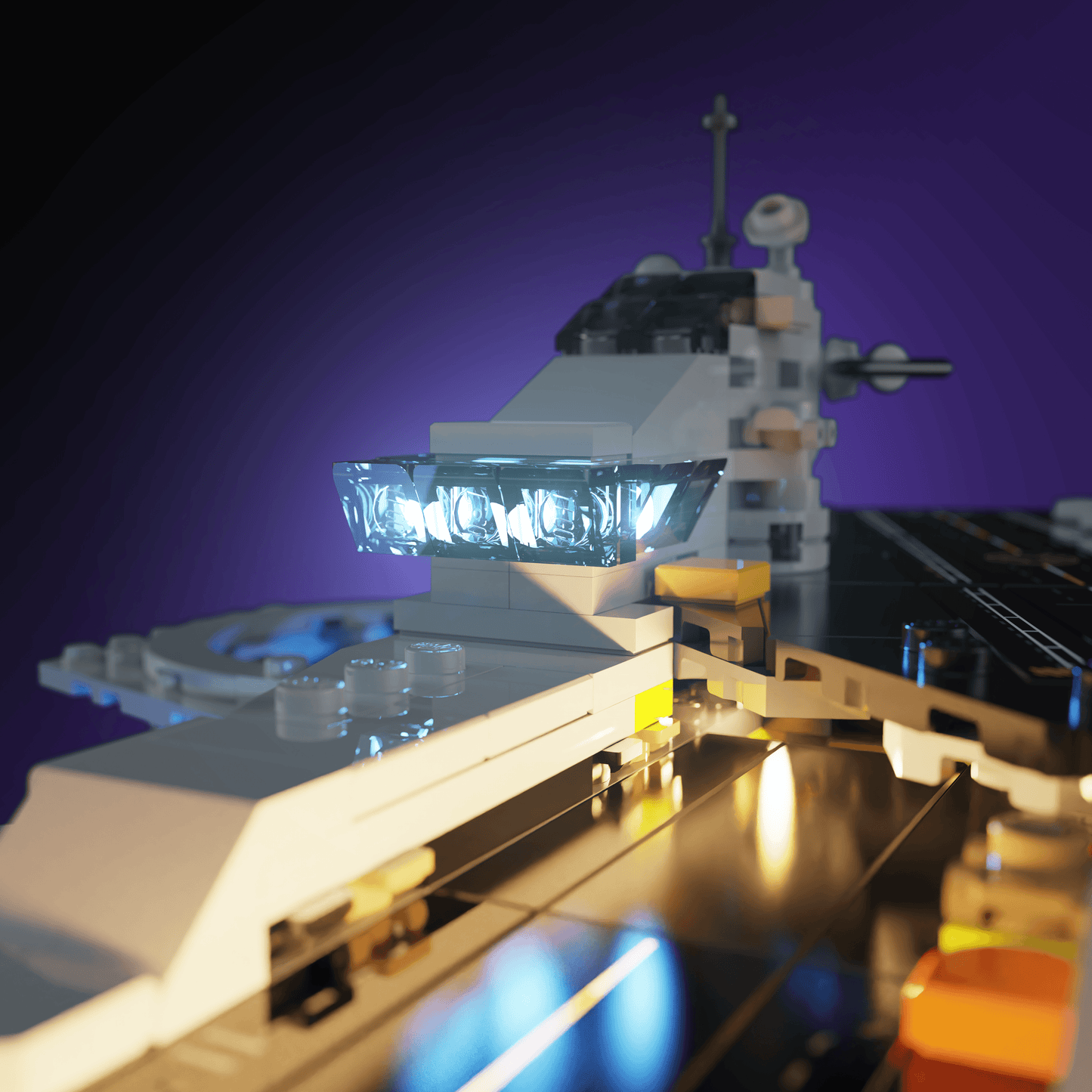 Puzzloria™ | Light Kit for LEGO® Marvel The Avengers Helicarrier - Puzzloria