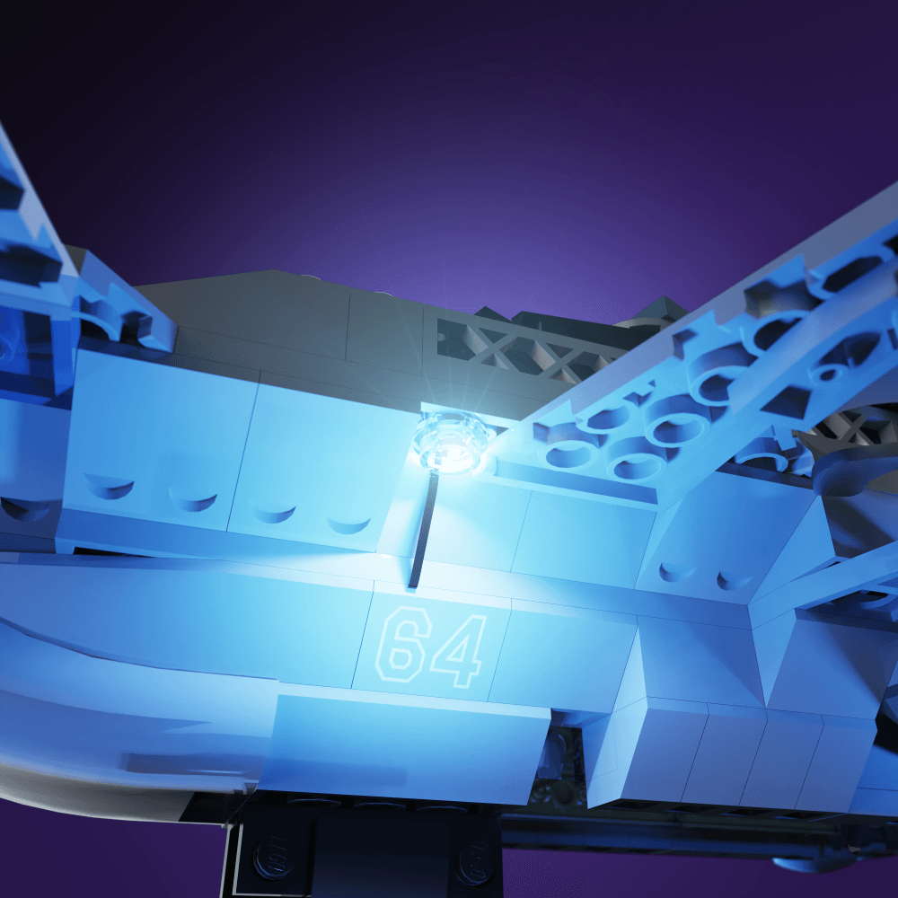 Puzzloria™ | Light Kit for LEGO® Marvel The Avengers Helicarrier - Puzzloria