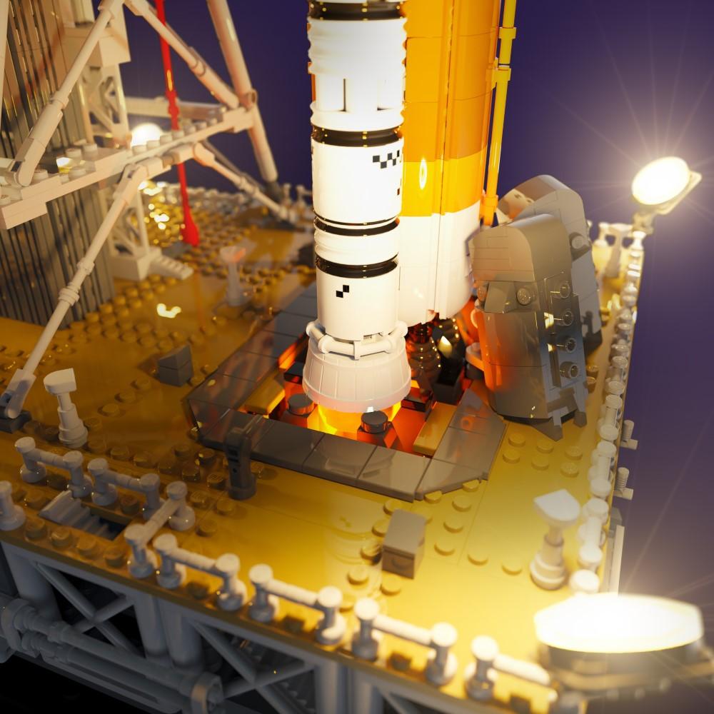 Puzzloria™ | Light Kit for LEGO® NASA Artemis Space Launch System - Puzzloria