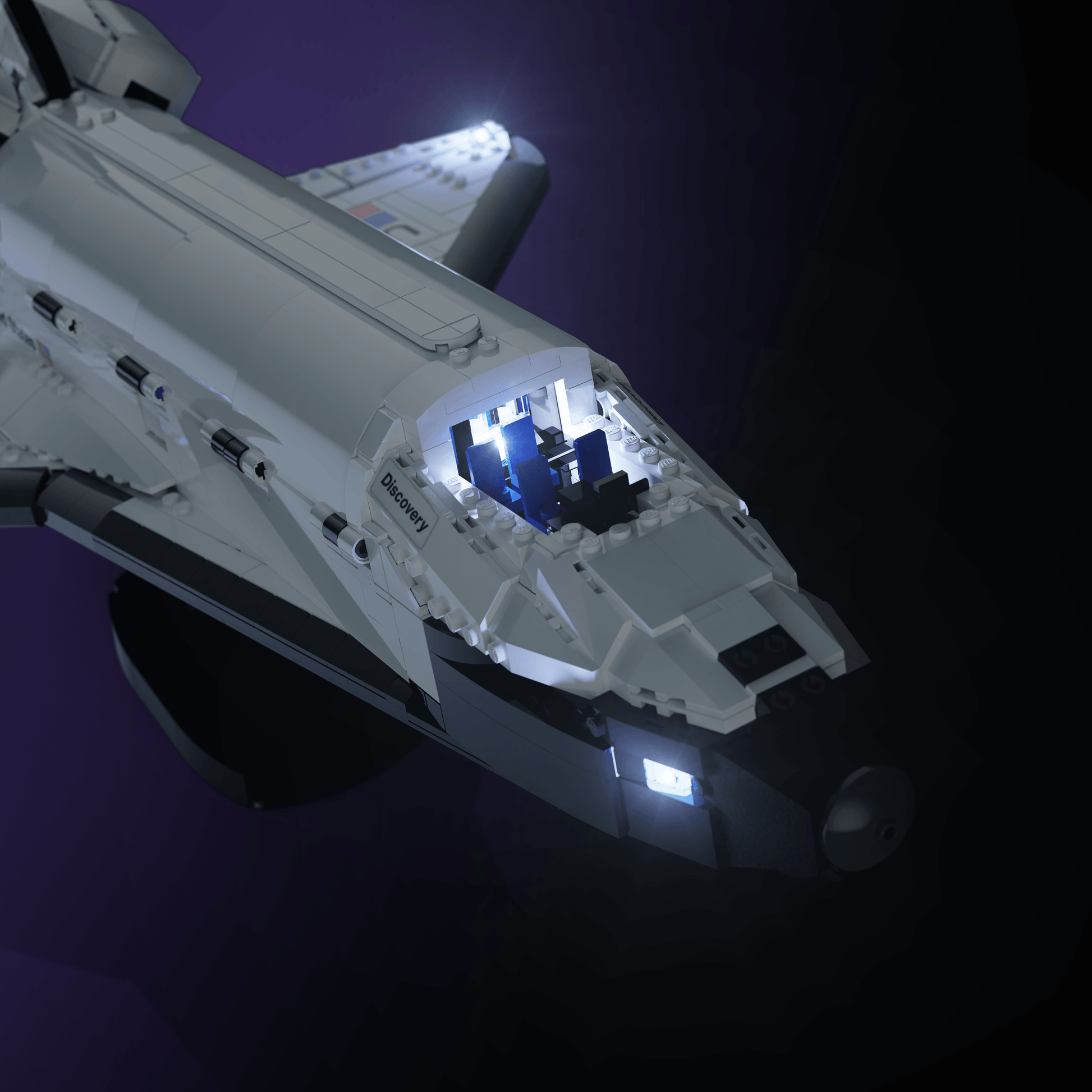 Puzzloria™ | Light Kit for LEGO® NASA Space Shuttle Discovery - Puzzloria