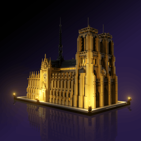 Puzzloria™ | Light Kit for LEGO® Notre-Dame de Paris - Puzzloria