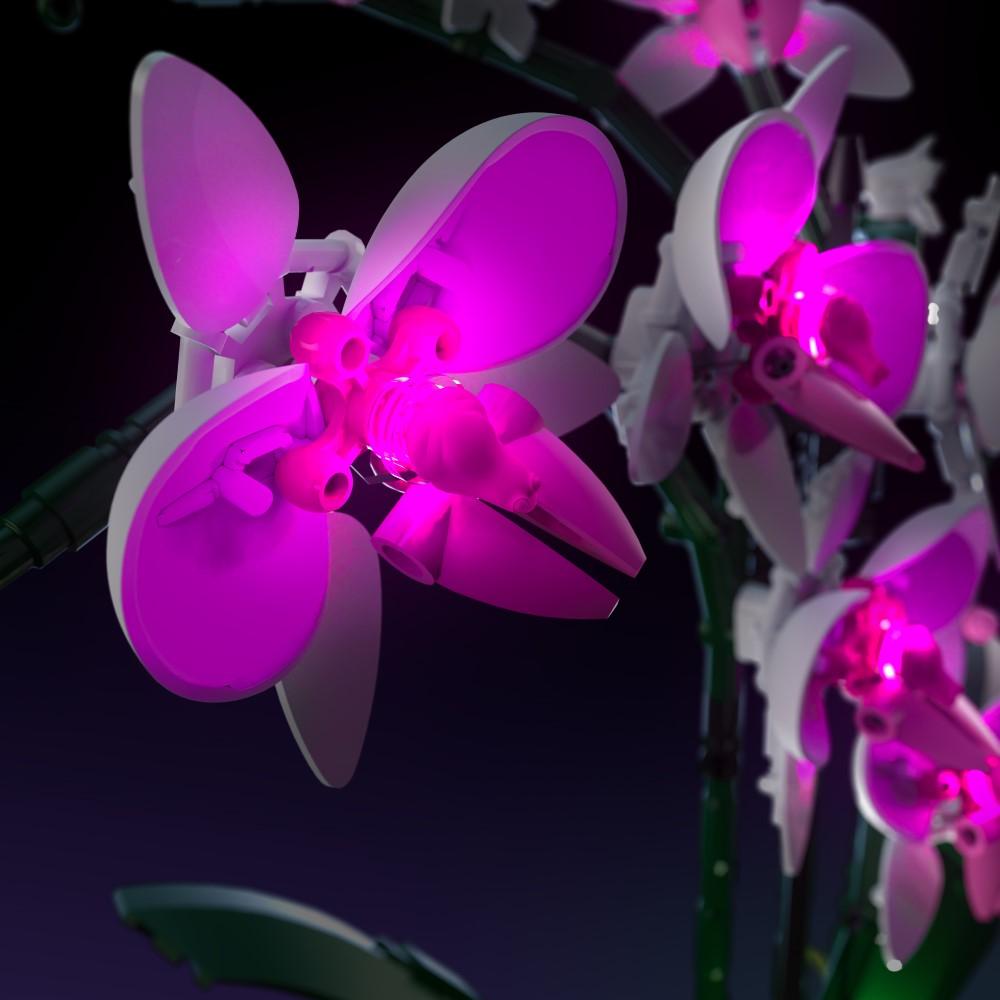 Puzzloria™ | Light Kit for LEGO® Orchid - Puzzloria
